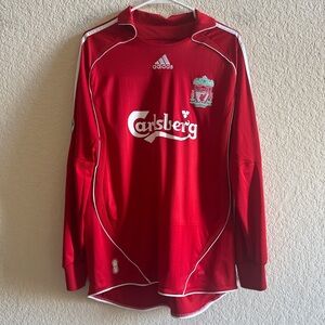005-06 Liverpool Home Long Sleeve Adidas Medium